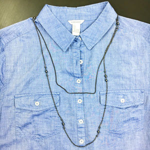 Dainty Long Strand Layered Necklace Boho